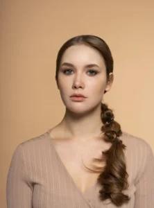 perfect feminine headshot