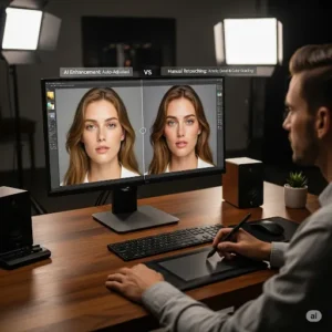 The Role of AI Editing and Manual Retouching