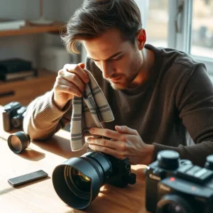 Use a Microfiber Cloth to Clean Your Lenses Gently